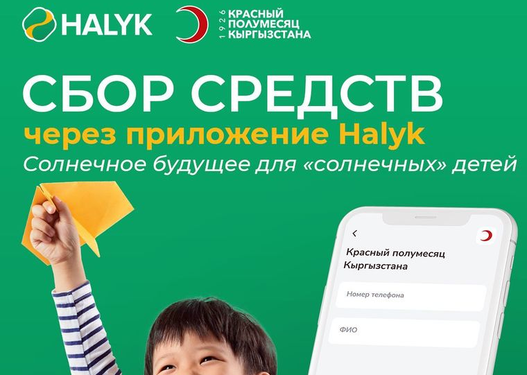 Сбор средств через приложение Halyk